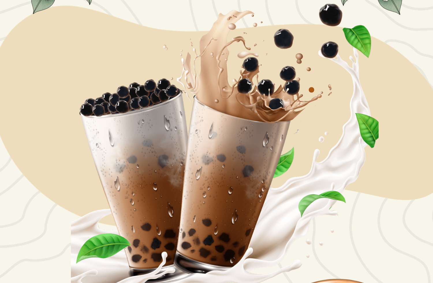 Ilustrasi Minuman Boba