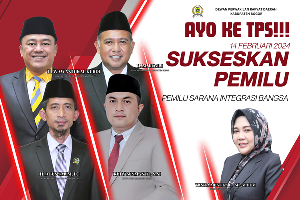 Ketua DPRD Kabupaten Bogor Rudy Susmanto Ajak Masyarakat Manfaatkan Hak Pilih pada Pemilu 2024 Ketua DPRD Kabupaten Bogor Rudy Susmanto Ajak Masyarakat Manfaatkan Hak Pilih pada Pemilu 2024